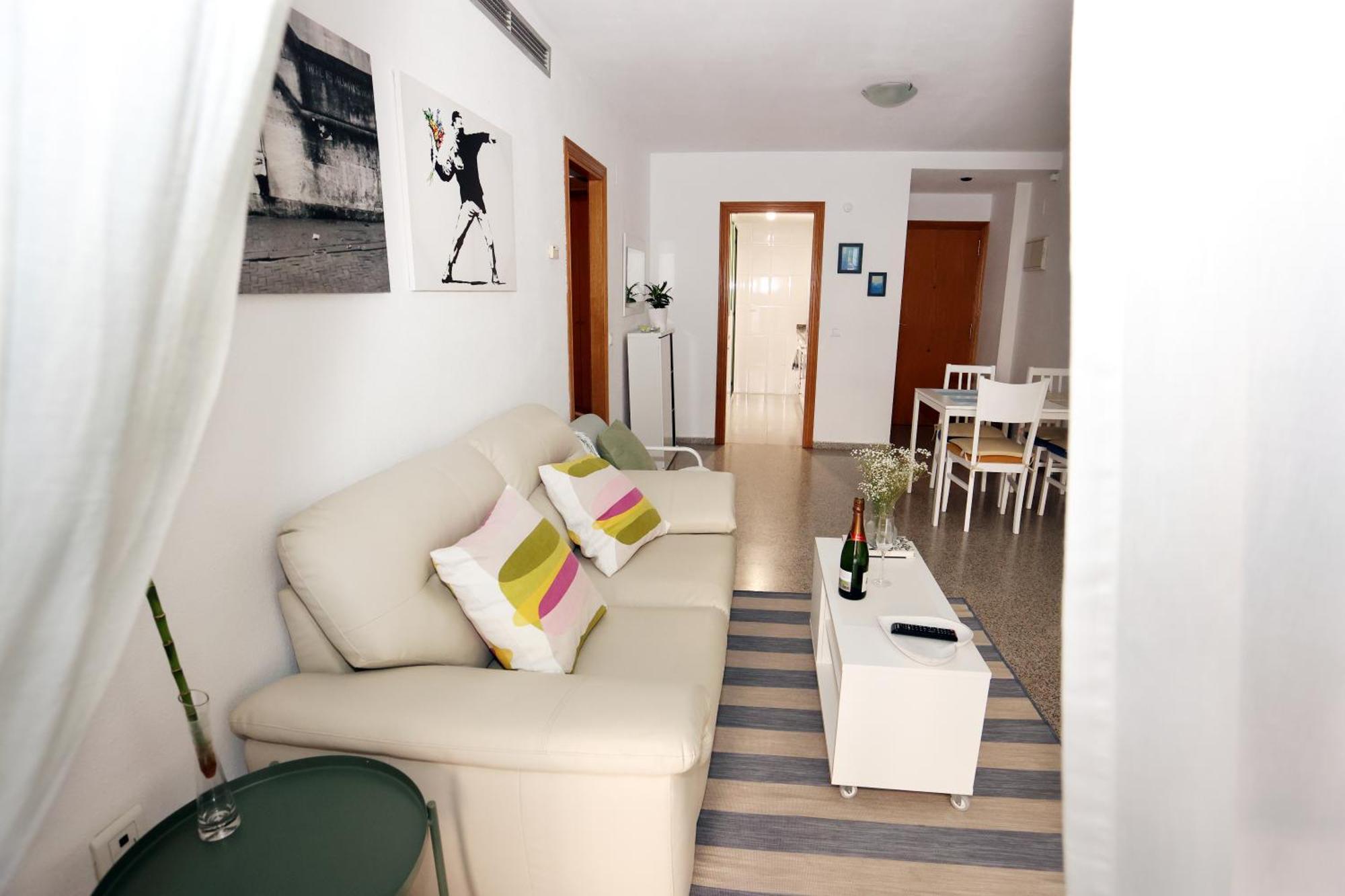 Apartamento Dos Habitaciones Primera Linea De Playa บาเลนเซีย ภายนอก รูปภาพ